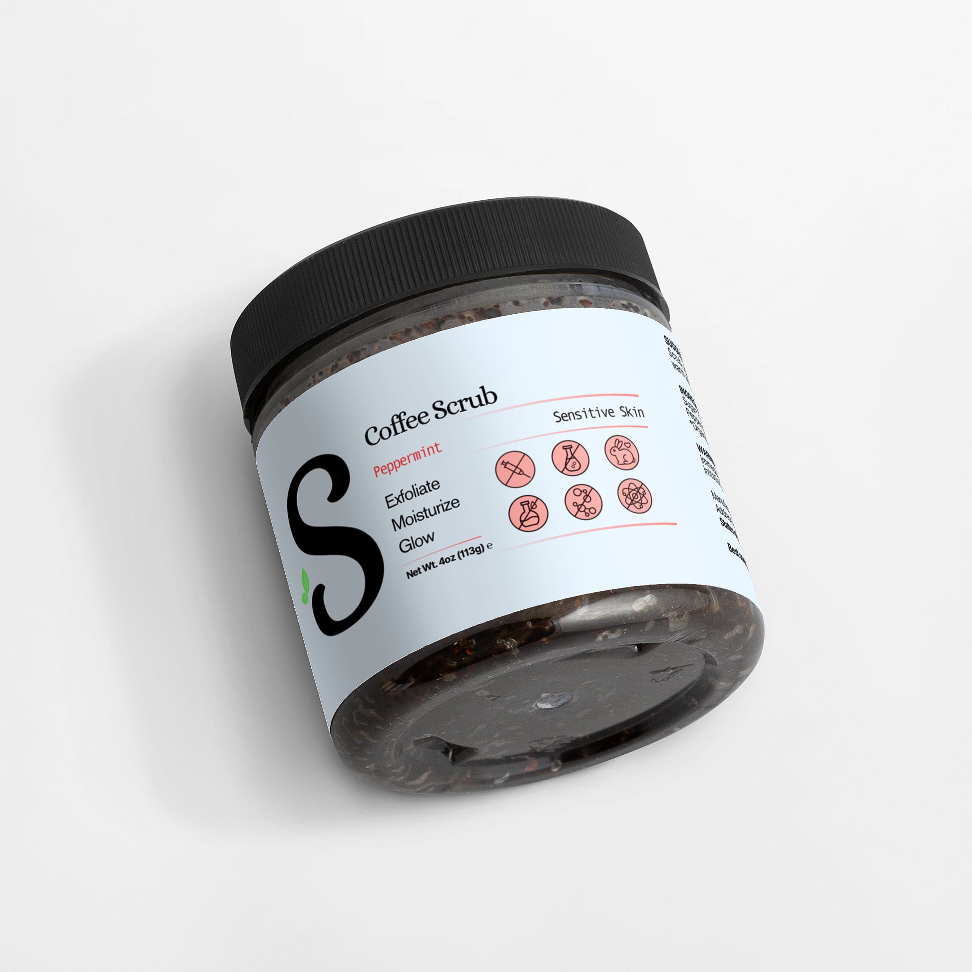 Peppermint Coffee Scrub