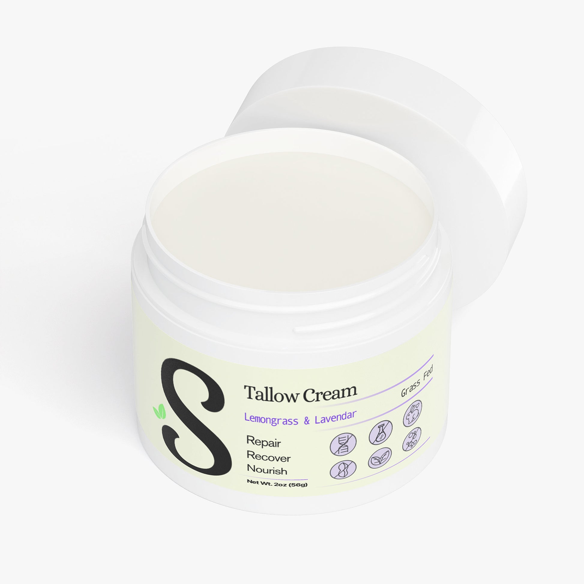 Tallow Cream Lemongrass & Lavender