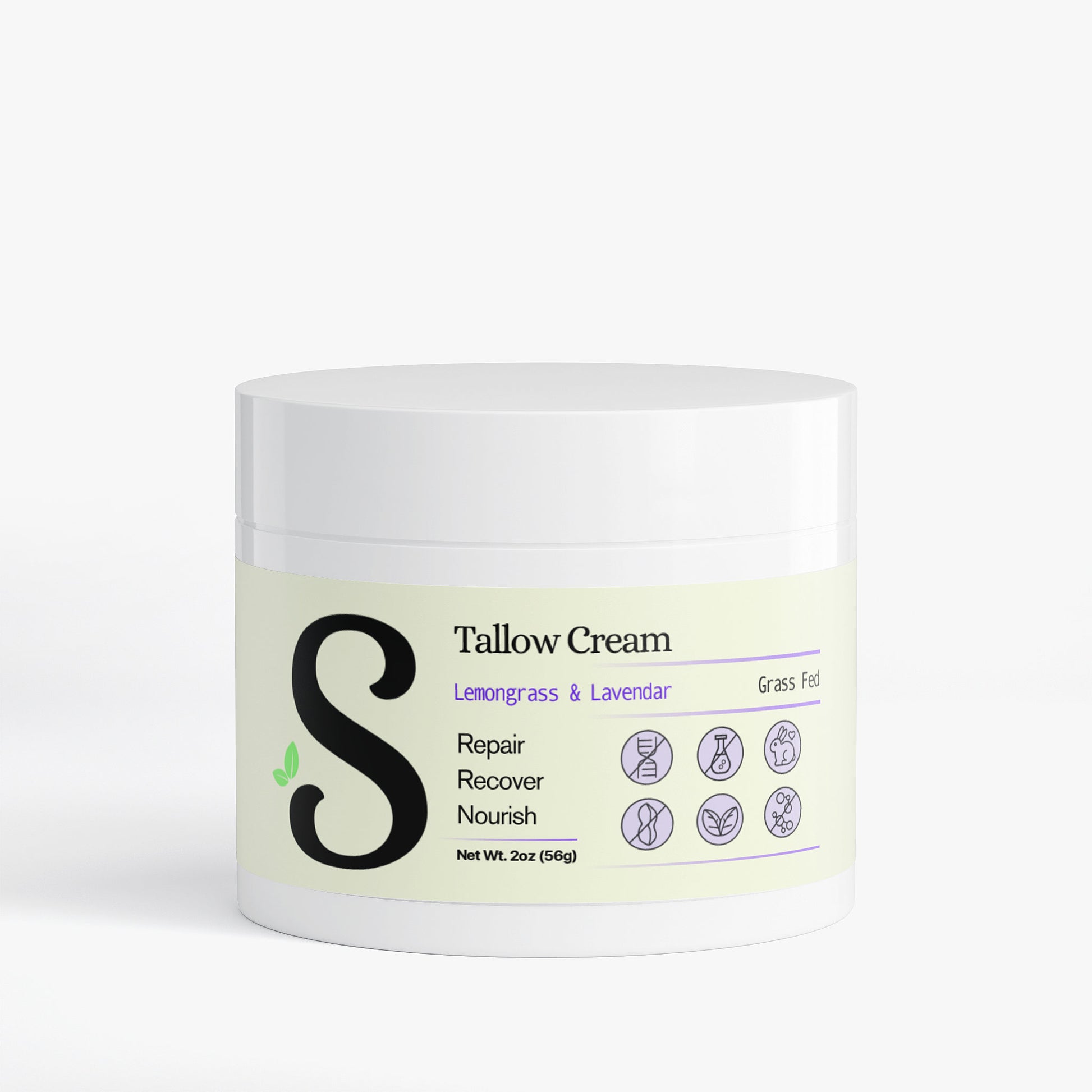 Tallow Cream Lemongrass & Lavender