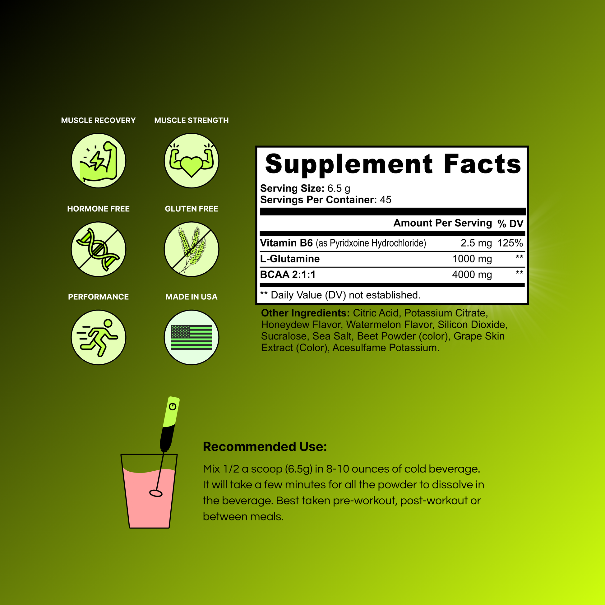 BCAA Post Workout