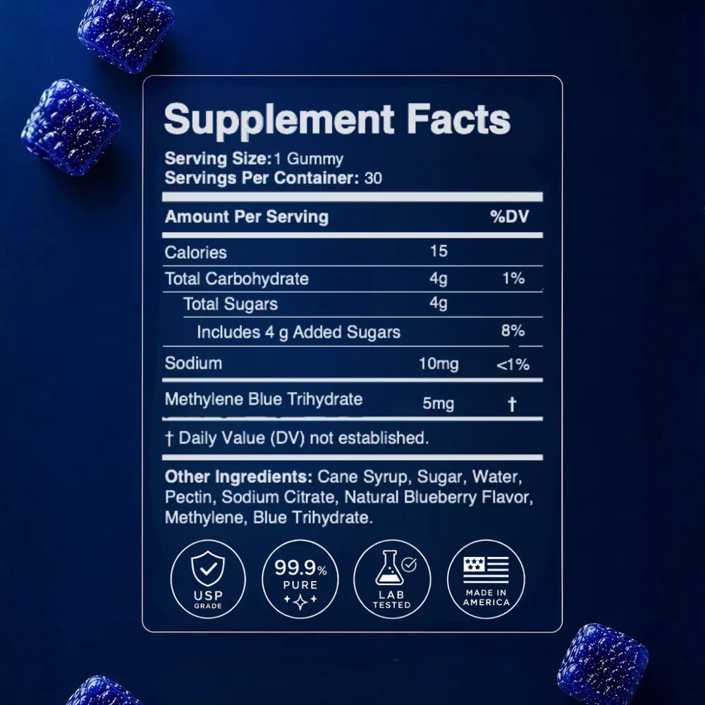 Methylene Blue Nerve Gummies photo 3